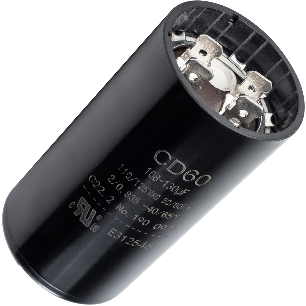 Capacitor de arranque 220 Voltios 108-130 Microfaradios