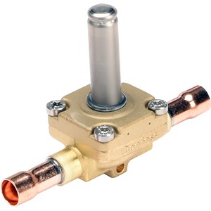 Válvula Solenoide Danfoss EVR10 5/8" Soldable sin Bobina 