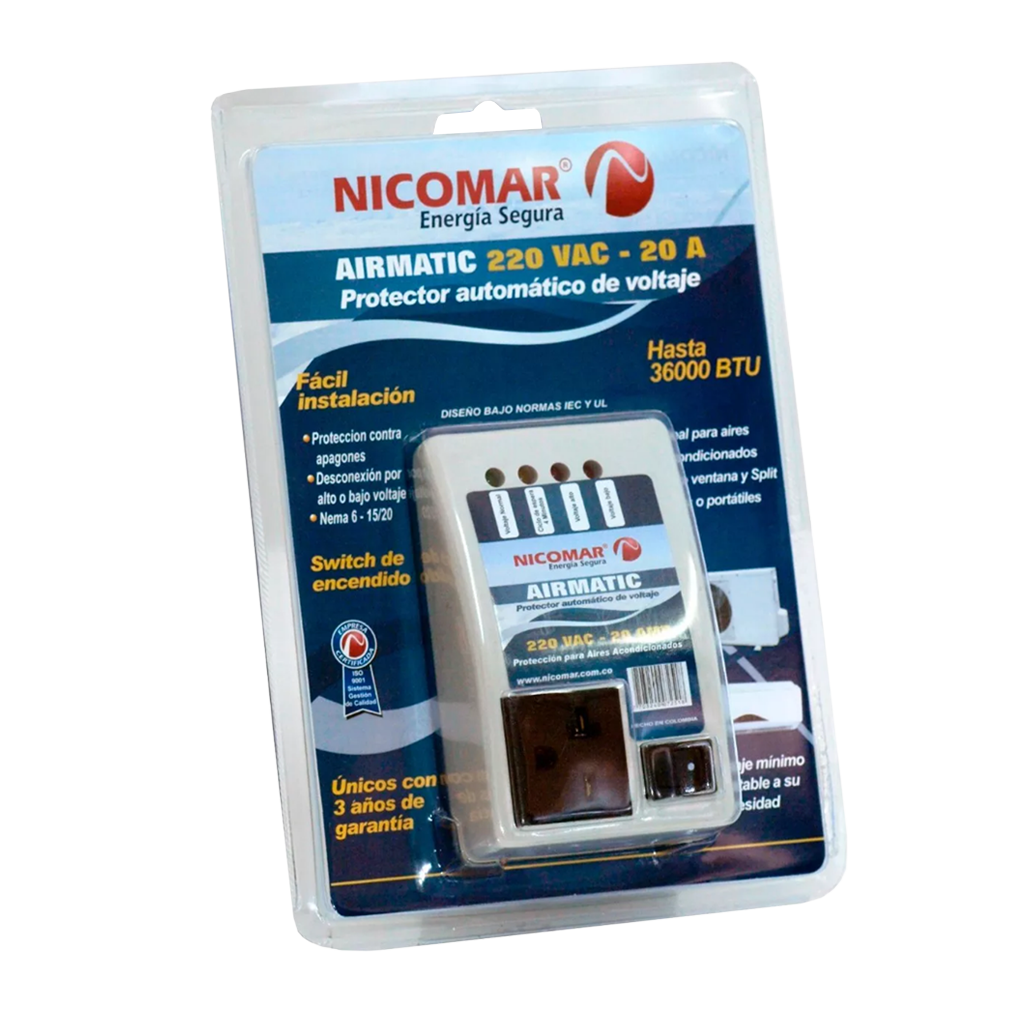 [1701525] Protector de Voltaje Airmatic Nicomar 220v