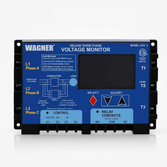 [1701506] Protector de Voltaje digital Wagner DTP3 3Ph trifásico