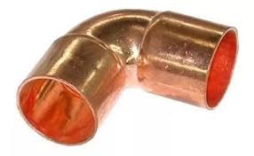 [901356] CODO COBRE 90° CORTO   1/4"