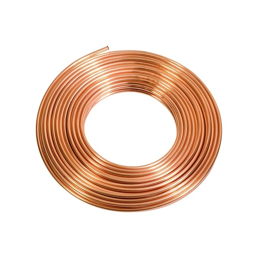 [900802] Rollo Tubo Cobre Flexible de 1/4" x 50ft